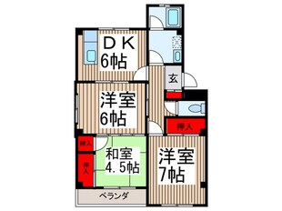 ＣＯＲＮＥＲ　ＨＯＵＳＥの物件間取画像